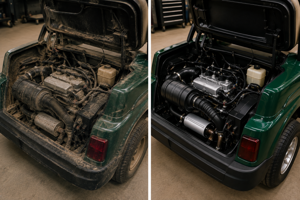 Golf cart component replacement and repairs